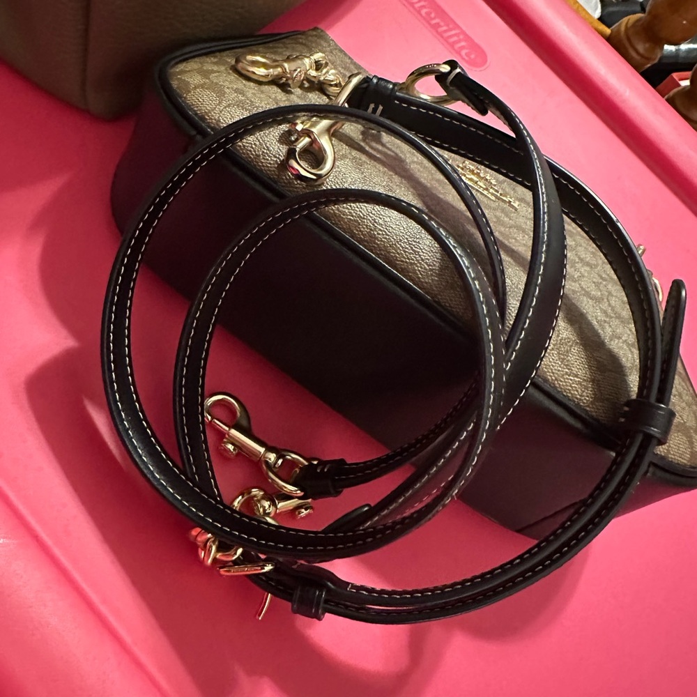 EUC Coach Terri Tan and Brown Bag - Picture 4 of 6